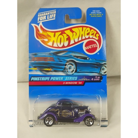 Hot Wheels Other - Hot Wheels Main Line Pinstripe Power Series Ford 3-Window '34 1/4 #953  VINTAGE
